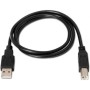 Comprar Cable USB 2.0 Impresora Aisens A101-0007/ USB Tipo-B Macho - USB Macho/ 3m/ Negro - Ganga Electrónica