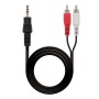 Comprar Cable Estéreo Nanocable 10.24.0301/ Jack 3.5 Macho - RCA Macho/ 1.5m/ Negro - Ganga Electrónica