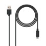 Comprar Cable USB 2.0 Nanocable 10.01.2101/ USB Tipo-C Macho - USB Macho/ 480Mbps/ 1m/ Negro - Ganga Electrónica