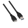 Comprar Cable USB 3.0 Aisens A105-0043/ USB Macho - MicroUSB Macho/ Hasta 9W/ 625Mbps/ 1m/ Negro - Ganga Electrónica