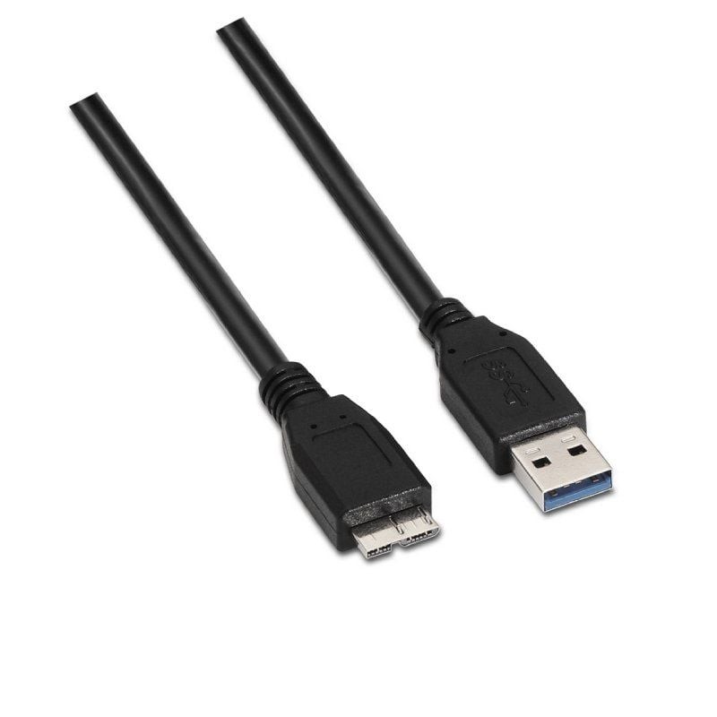 Comprar Cable USB 3.0 Aisens A105-0043/ USB Macho - MicroUSB Macho/ Hasta 9W/ 625Mbps/ 1m/ Negro - Ganga Electrónica