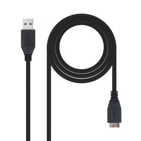 Comprar Cable USB 3.0 Nanocable 10.01.1101-BK/ USB Macho - MicroUSB Macho/ 1m/ Negro - Ganga Electrónica