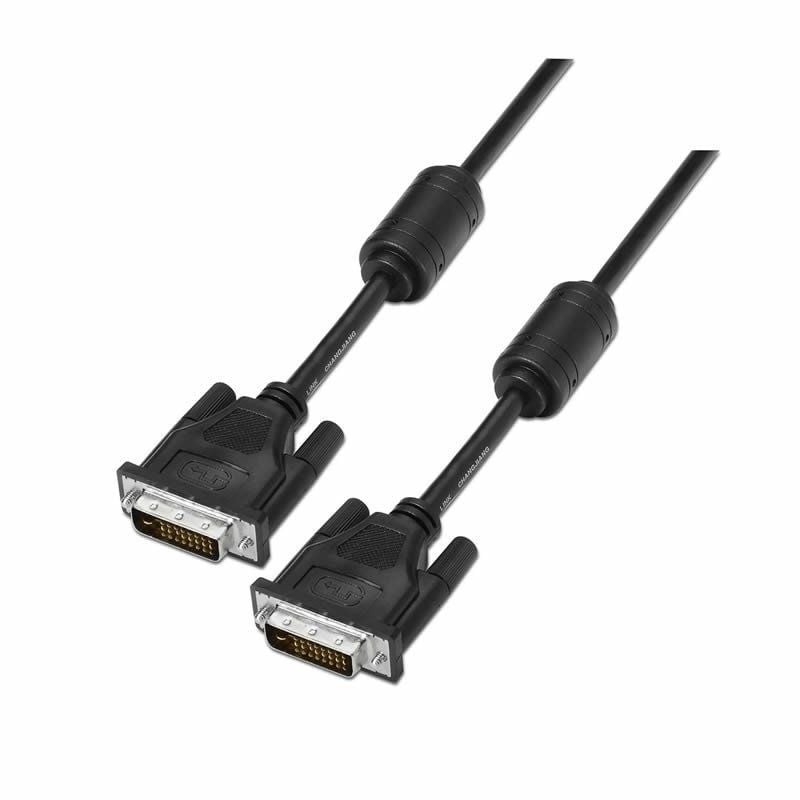 Comprar Cable DVI Aisens A117-0089/ DVI-D Macho - DVI-D Macho/ Hasta 3W/ 10Mbps/ 1.8m/ Negro - Ganga Electrónica
