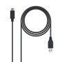 Comprar Cable USB 3.1 Nanocable 10.01.4001/ USB Tipo-C Macho - USB Macho/ 1m/ Negro - Ganga Electrónica