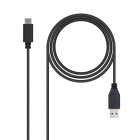 Comprar Cable USB 3.1 Nanocable 10.01.4001/ USB Tipo-C Macho - USB Macho/ 1m/ Negro - Ganga Electrónica