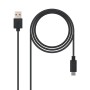 Comprar Cable USB 2.0 Nanocable 10.01.2102/ USB Tipo-C Macho - USB Macho/ 480Mbps/ 2m/ Negro - Ganga Electrónica