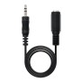 Comprar Cable Estéreo Nanocable 10.24.0203/ Jack 3.5 Macho - Jack 3.5 Hembra/ 3m/ Negro - Ganga Electrónica