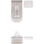 Comprar Conector RJ45 Nanocable 10.21.0203/ Cat.6/ 10 uds - Ganga Electrónica