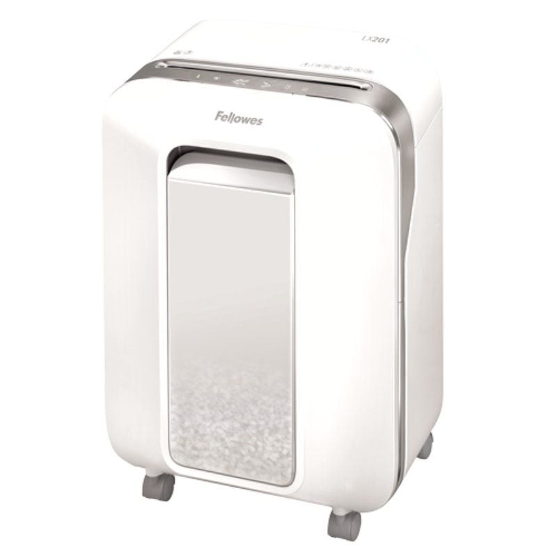 Comprar Destructora Fellowes LX201/ Corte en Microcorte de 2 x 12MM/ Blanco - Ganga Electrónica