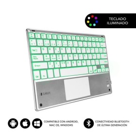 Comprar Teclado Compacto Inalámbrico Subblim SMBT50/ Plata - Ganga Electrónica