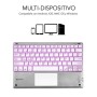 Comprar Teclado Compacto Inalámbrico Subblim SMBT50/ Plata - Ganga Electrónica