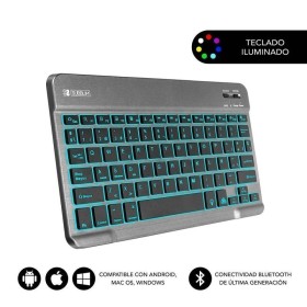 Comprar Teclado Compacto Inalámbrico Subblim Smart Backlit/ Gris - Ganga Electrónica