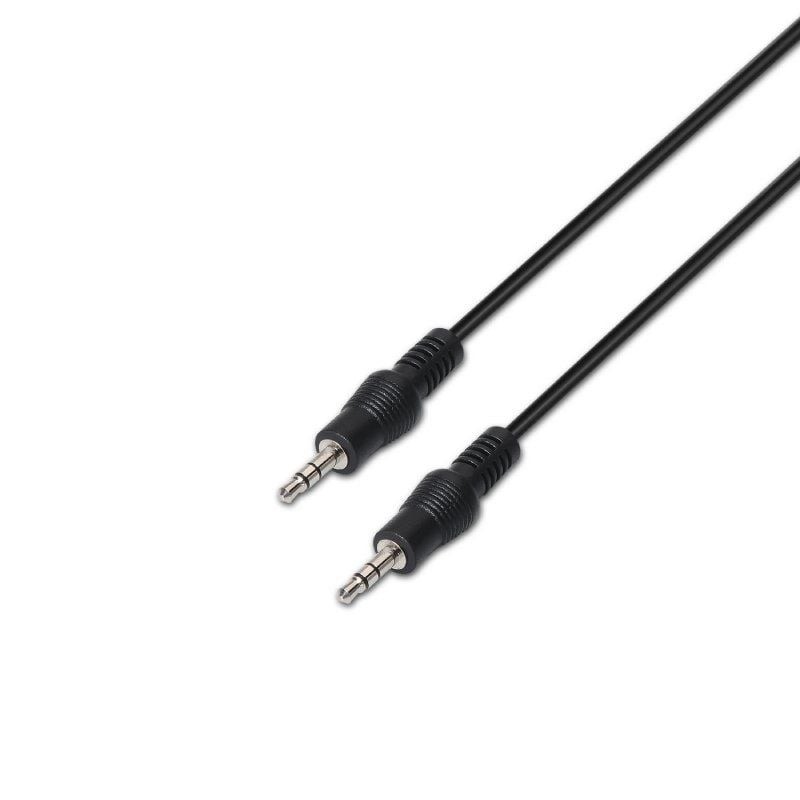 Comprar Cable Estéreo Aisens A128-0144/ Jack 3.5 Macho - Jack 3.5 Macho/ Hasta 0.1W/ 10m/ Negro - Ganga Electrónica