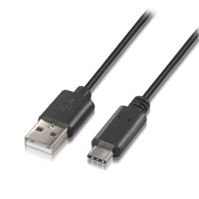 Comprar Cable USB 2.0 Tipo-C Aisens A107-0050/ USB Tipo-C Macho - USB Macho/ 480Mbps/ 50cm/ Negro - Ganga Electrónica