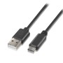 Comprar Cable USB 2.0 Tipo-C Aisens A107-0050/ USB Tipo-C Macho - USB Macho/ 480Mbps/ 50cm/ Negro - Ganga Electrónica