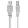 Comprar Cable USB 2.0 Impresora Nanocable 10.01.0104/ USB Tipo-B Macho - USB Macho/ 3m/ Beige - Ganga Electrónica