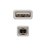 Comprar Cable USB 2.0 Impresora Nanocable 10.01.0104/ USB Tipo-B Macho - USB Macho/ 3m/ Beige - Ganga Electrónica