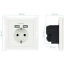 Comprar Roseta de Pared Nanocable 10.35.0010/ 1 Schuko/ 2 USB - Ganga Electrónica