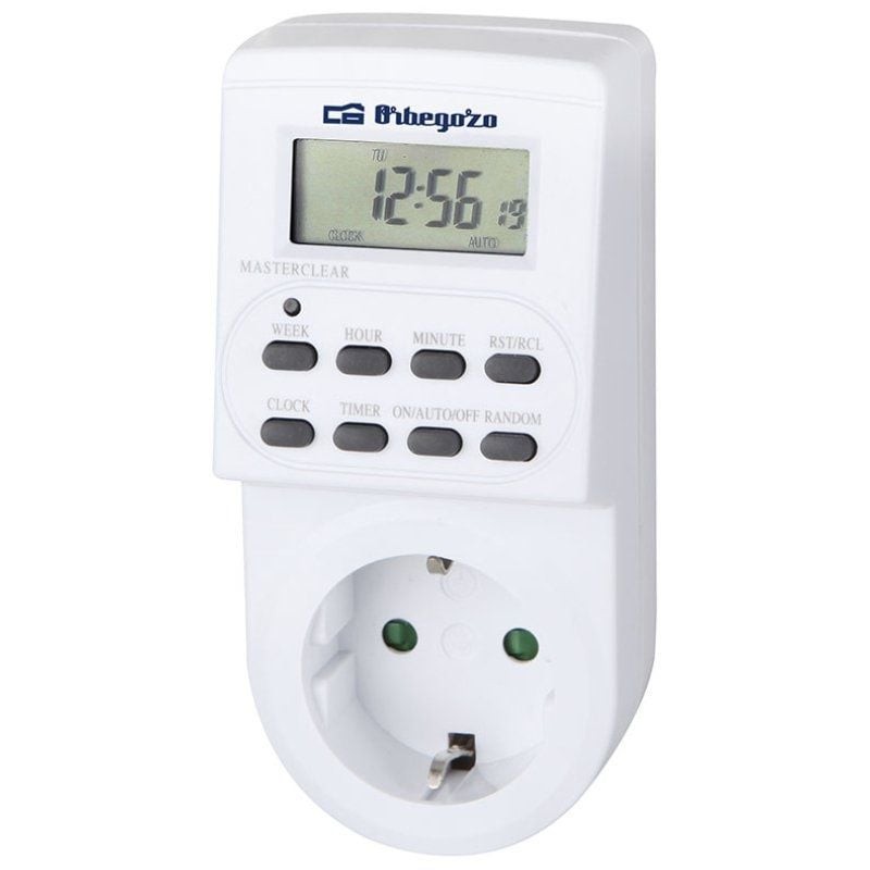 Comprar Programador de Enchufe Orbegozo PG 20 /Potencia Máxima 3600W - Ganga Electrónica