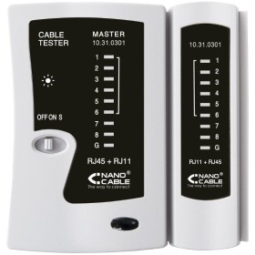 Comprar Tester Nanocable 10.31.0301 para RJ11-RJ12-RJ45 - Ganga Electrónica