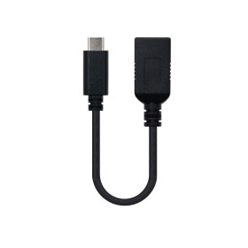 Comprar Cable USB 3.1 Nanocable 10.01.4201/ USB Tipo-C Macho - USB Hembra/ 15cm/ Negro - Ganga Electrónica