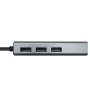 Comprar Hub USB 3.0 Aisens A106-0401/ 3xUSB/ 1xRJ45/ Gris - Ganga Electrónica