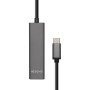 Comprar Hub USB Tipo-C Aisens A109-0403/ 4xUSB/ Gris - Ganga Electrónica