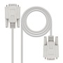 Comprar Cable Serie NULL Modem Nanocable 10.14.0502/ DB9 Macho - DB9 Hembra/ 1.8m/ Beige - Ganga Electrónica