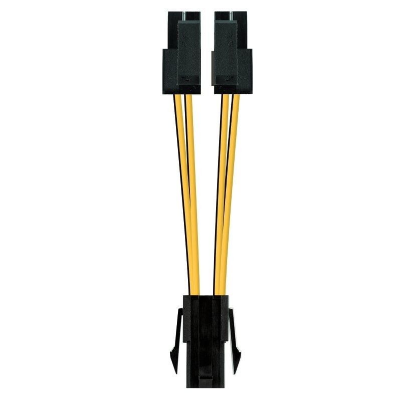 Comprar Cable de Alimentación Microprocesador Nanocable 10.19.1401/ Molex -4+4 PIN Macho - Molex 4 PIN Hembra/ 15cm - Ganga Elec