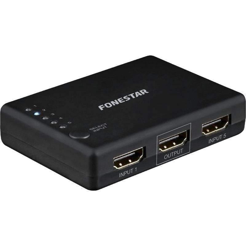 Comprar Conmutador HDMI Fonestar FO-22SW51/ 5 Entradas-1 Salida - Ganga Electrónica