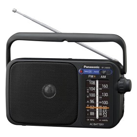 Comprar Radio Portátil Panasonic RF-2400DEG-K/ a Pilas/ con Cable/ Negra - Ganga Electrónica
