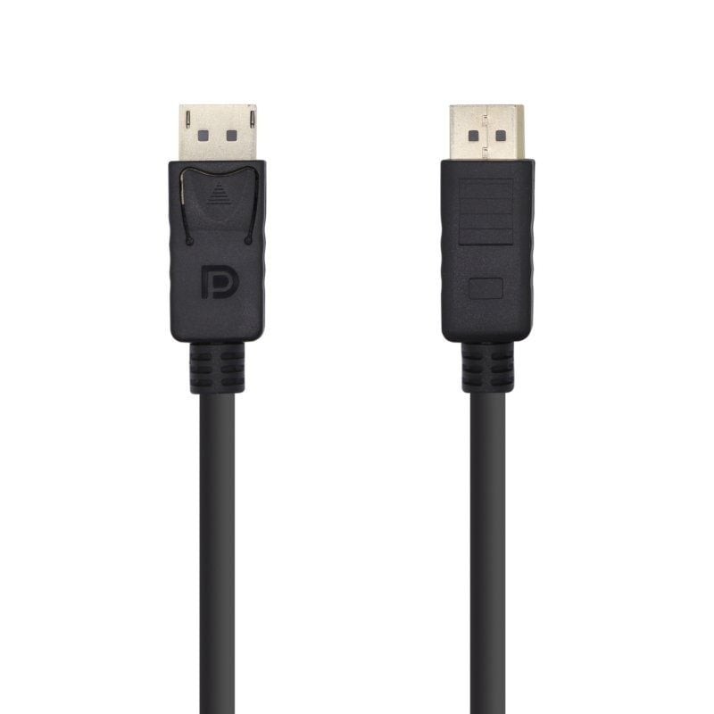 Comprar Cable DisplayPort 1.2 4K Aisens A124-0388/ DisplayPort Macho - DisplayPort Macho/ Hasta 5W/ 2300Mbps/ 10m/ Negro - Ganga