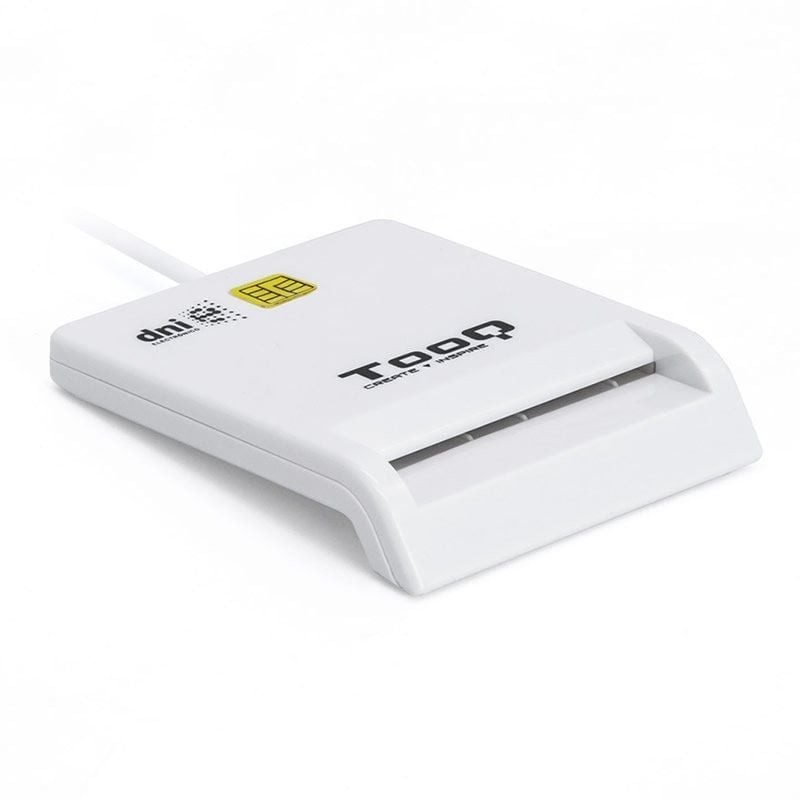 Comprar Lector de DNI TOOQ TQR-210W/ USB 2.0/ Blanco - Ganga Electrónica