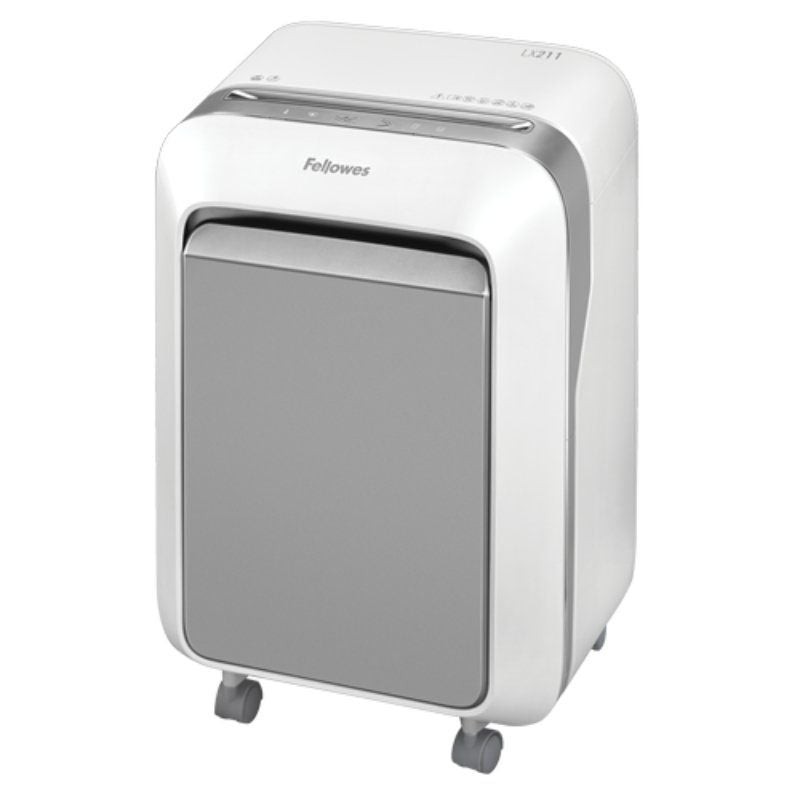 Comprar Destructora Fellowes LX211/ Microcorte de 2 x 12MM/ Blanca - Ganga Electrónica