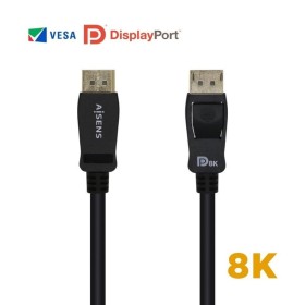Comprar Cable DisplayPort 1.4 8K Aisens A149-0430/ DisplayPort Macho - DisplayPort Macho/ 50cm/ Certificado/ Negro - Ganga Elect