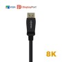 Comprar Cable DisplayPort 1.4 8K Aisens A149-0431/ DisplayPort Macho - DisplayPort Macho/ 1m/ Certificado/ Negro - Ganga Electró