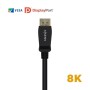 Comprar Cable DisplayPort 1.4 8K Aisens A149-0432/ DisplayPort Macho - DisplayPort Macho/ 2m/ Certificado/ Negro - Ganga Electró