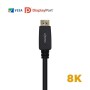 Comprar Cable DisplayPort 1.4 8K Aisens A149-0433/ DisplayPort Macho - DisplayPort Macho/ 3m/ Certificado/ Negro - Ganga Electró