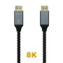 Comprar Cable DisplayPort 1.4 8K Aisens A149-0438/ DisplayPort Macho - DisplayPort Macho/ 3m/ Negro Gris - Ganga Electrónica