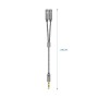 Comprar Cable Estéreo Aisens A128-0415/ Jack 3.5 Macho - 2x Jack 3.5 Hembra/ 25cm/ Gris - Ganga Electrónica