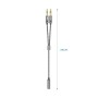Comprar Cable Estéreo Aisens A128-0417/ Jack 3.5 Hembra - 2x Jack 3.5 Macho/ 25cm/ Gris - Ganga Electrónica