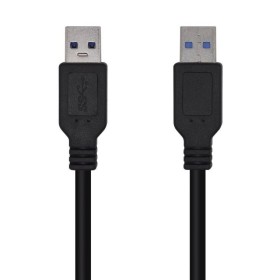 Comprar Cable USB 3.0 Aisens A105-0446/ USB Macho - USB Macho/ 1m/ Negro - Ganga Electrónica