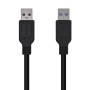 Comprar Cable USB 3.0 Aisens A105-0446/ USB Macho - USB Macho/ 1m/ Negro - Ganga Electrónica