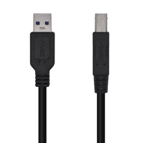 Comprar Cable USB 3.0 Impresora Aisens A105-0444/ USB Tipo-B Macho - USB Macho/ 5Gbps/ 2m/ Negro - Ganga Electrónica