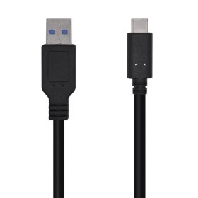 Comprar Cable USB 3.1 Tipo-C Aisens A107-0449/ USB Tipo-C Macho - USB Macho/ 50cm/ Negro - Ganga Electrónica