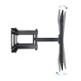 Comprar Soporte de Pared Giratorio/ Inclinable/ Nivelable TOOQ LP75100TN-B para TV de 60-100'/ hasta 80kg - Ganga Electrónica