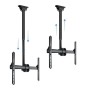 Comprar Soporte de Techo Giratorio/ Inclinable/ Nivelable TOOQ LPCE1170TSLI-B para TV de 37-70'/ hasta 50kg - Ganga Electrónica
