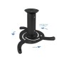 Comprar Soporte de Techo para Proyector TOOQ PJ1010TN-B/ Inclinable/ Giratorio/ hasta 10kg - Ganga Electrónica