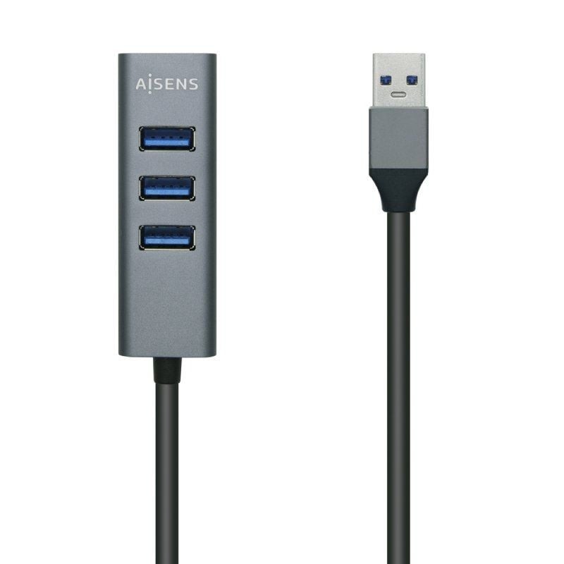 Comprar Hub USB 3.0 Aisens A106-0507/ 4xUSB/ Gris - Ganga Electrónica