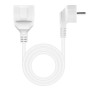 Comprar Cable Alargador de Corriente Nanocable 10.22.0605-W/ Schuko Hembra - Schuko Macho/ 5m/ Blanco - Ganga Electrónica